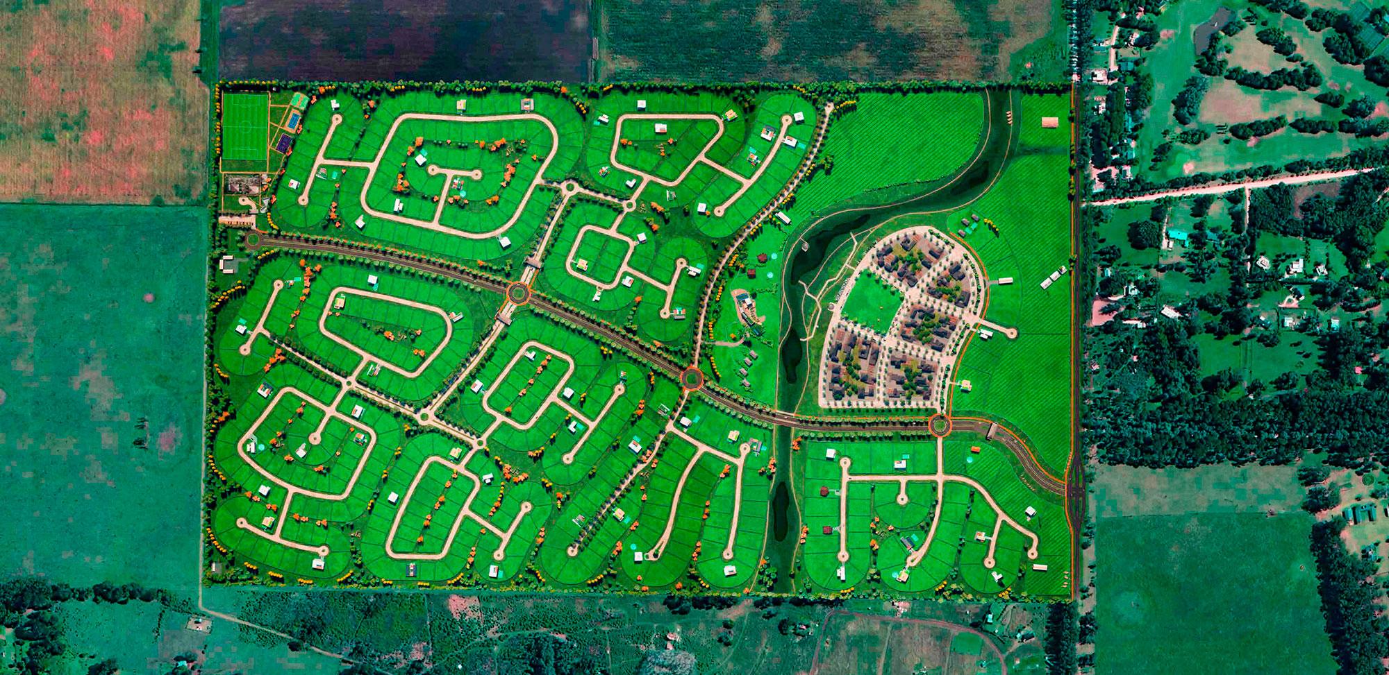 Ubicación y plano de Pueblo Chapa