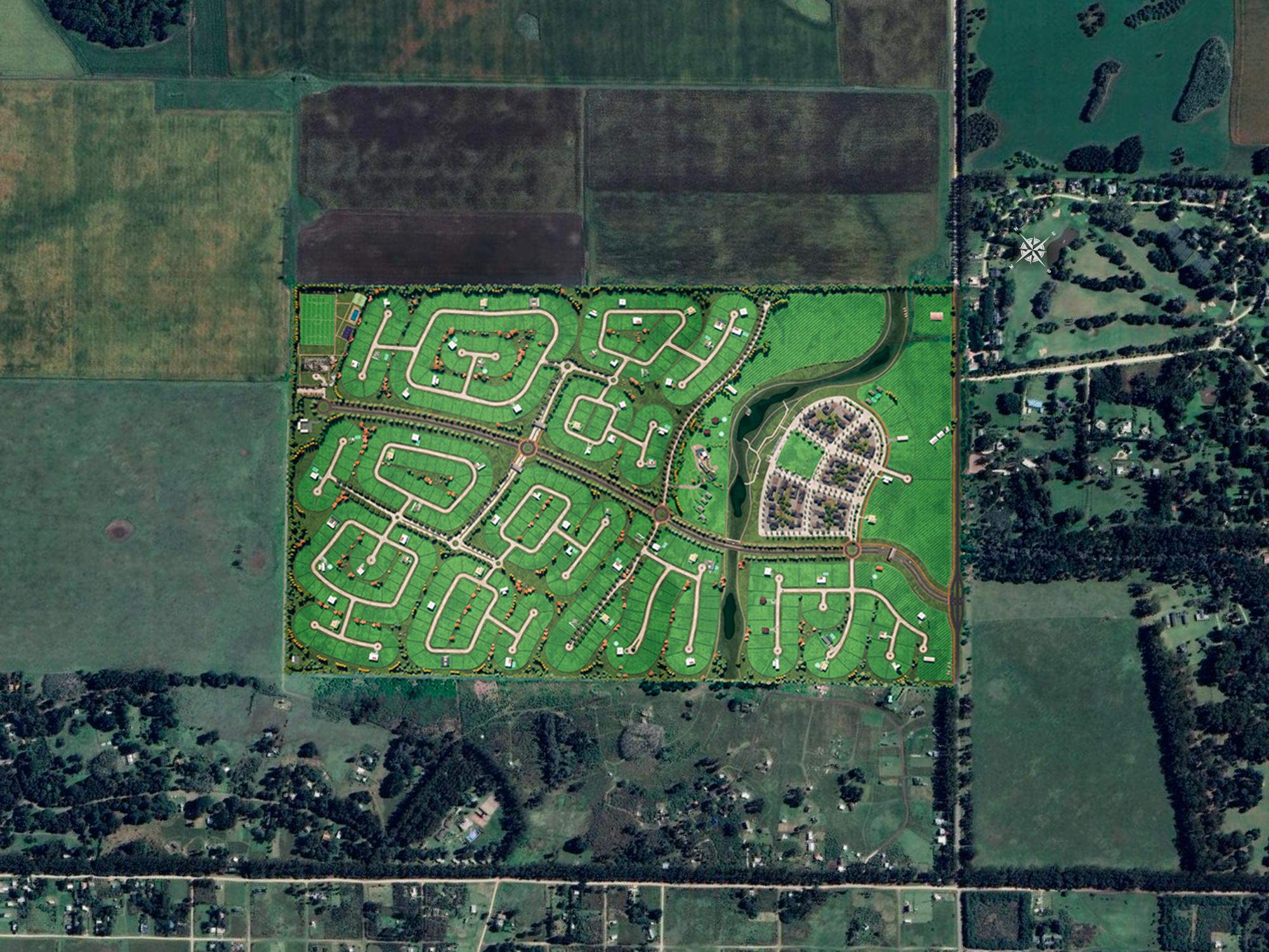 Plano de Pueblo Chapa